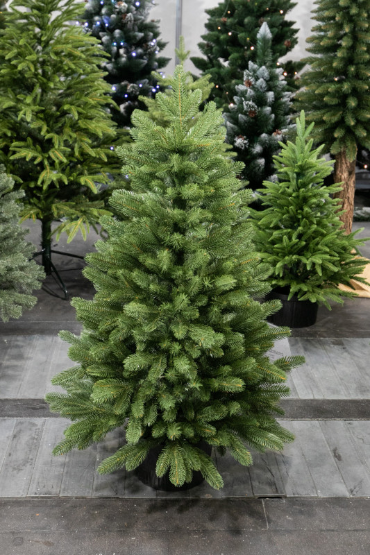 Vánoční stromek v květináči 3D Smrk MORITZ 80 cm