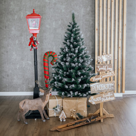 Vánoční zasněžený stromek Borovice ALPINE 220 cm