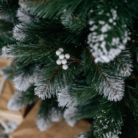 Vánoční zasněžený stromek Borovice ALPINE 250 cm