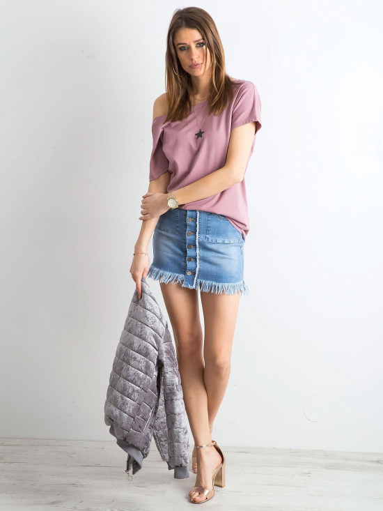 Růžové tričko Fire