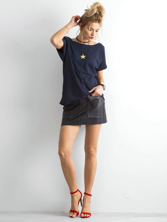 Tmavě modré tričko Fire