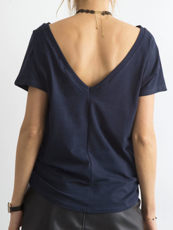 Tmavě modré tričko Fire