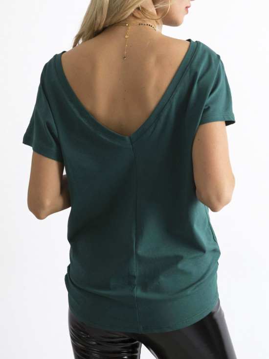 Tmavě zelené tričko Fire