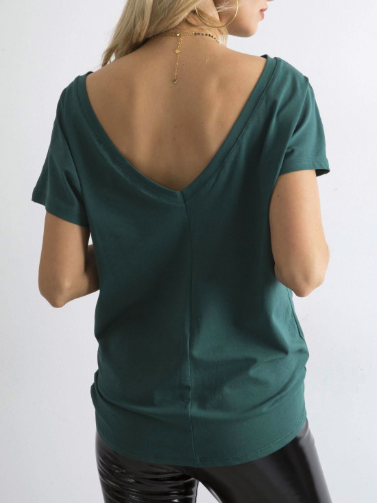 Tmavě zelené tričko Fire