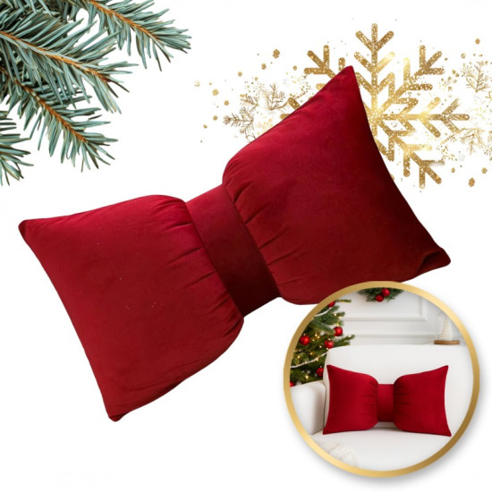 Vánoční polštář Mašle 30x50 cm
