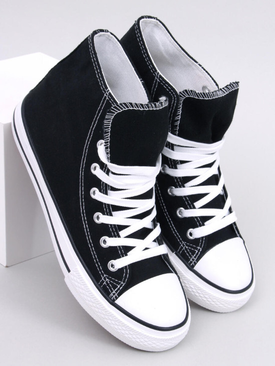 Klasické plátěné tenisky černé