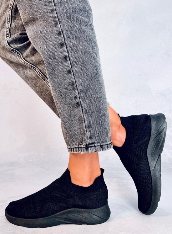 Tenisky typu slip-on černé