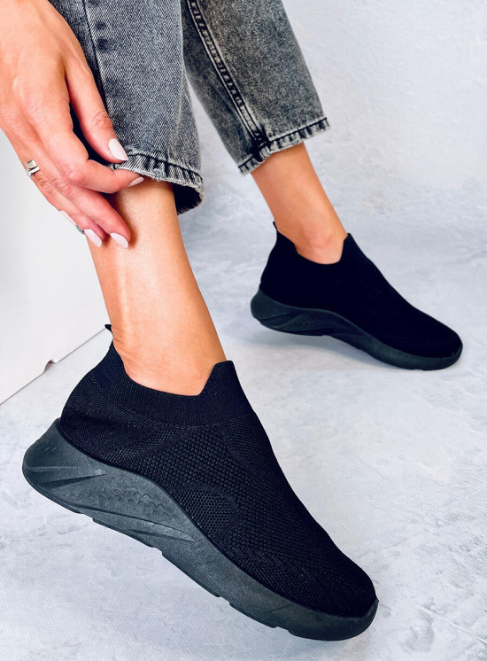 Tenisky typu slip-on černé