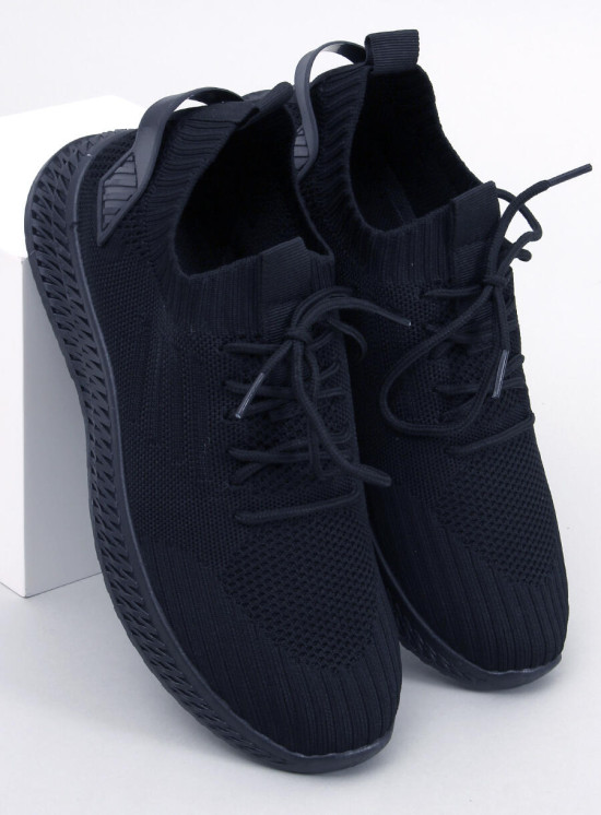 Dámské sportovní látkové tenisky černé