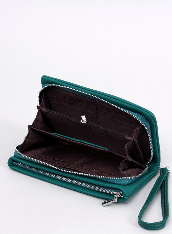 Dámská peněženka z ekokůže zelená