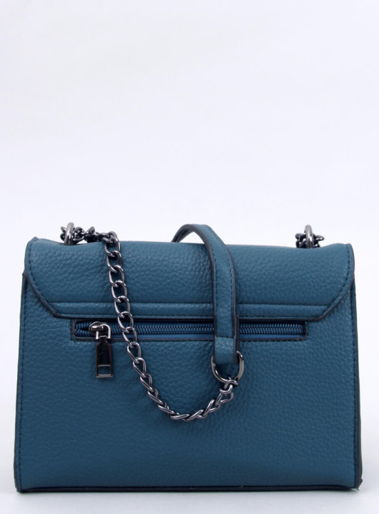 Malá modrá listová kabelka