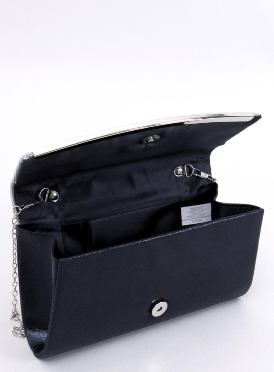 Elegantní kabelka zdobená zirkony černá