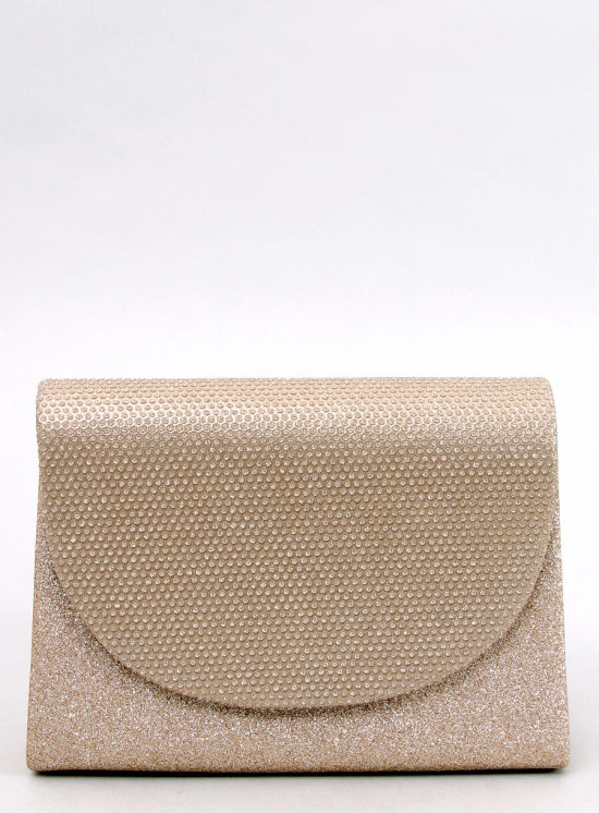 Lesklá formální kabelka zlatá