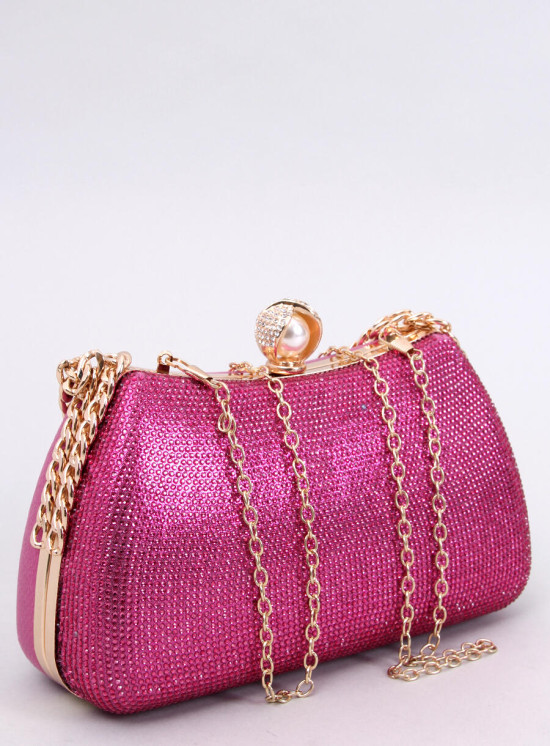 Společenská clutch kabelka růžová