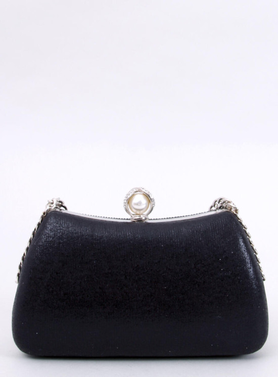 Společenská clutch kabelka černá