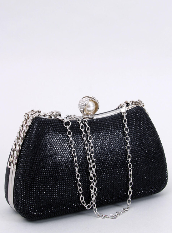 Společenská clutch kabelka černá