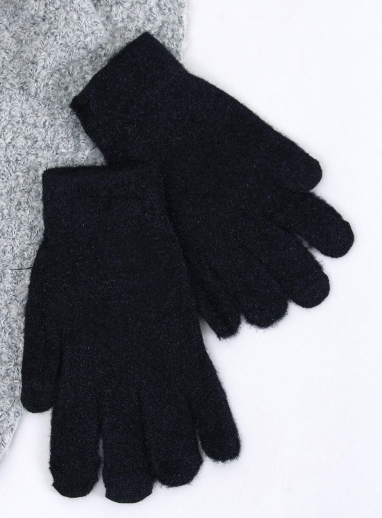 Dámské basic rukavice černé