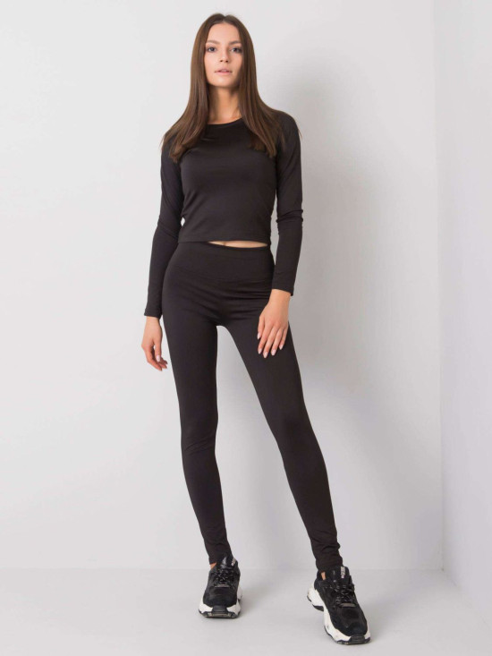 Černý dámský sportovní komplet
