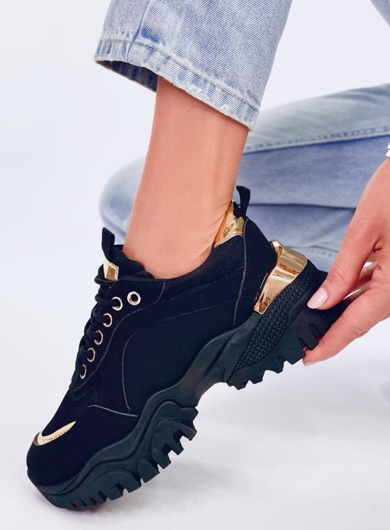 Dámské sportovní tenisky černá/zlatá