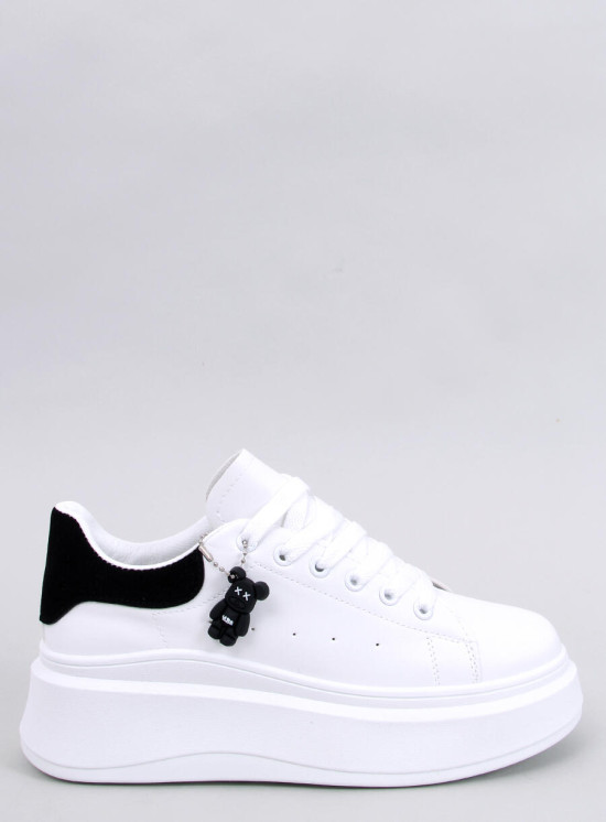 Tenisky na vysoké platformě bílá/černá