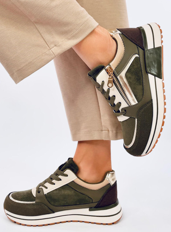 Dámská sportovní obuv khaki