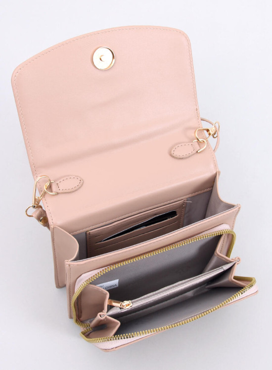 Malá dámská kabelka BELLA tmavě béžová