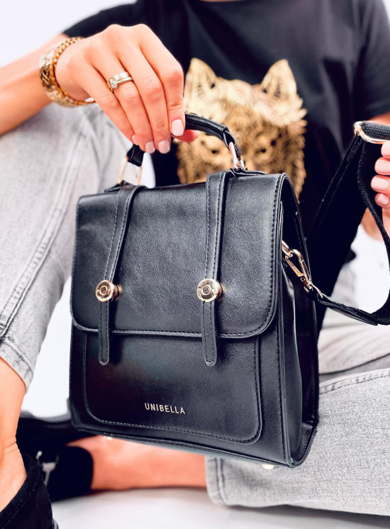 Dámská kabelka - kufřík černá