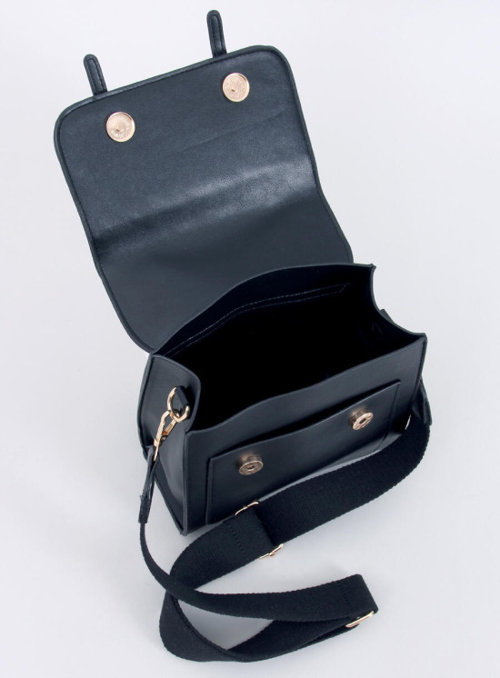 Dámská kabelka - kufřík černá