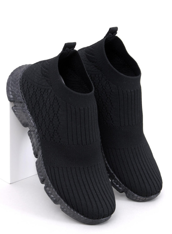 Dámské látkové slip-on tenisky černé