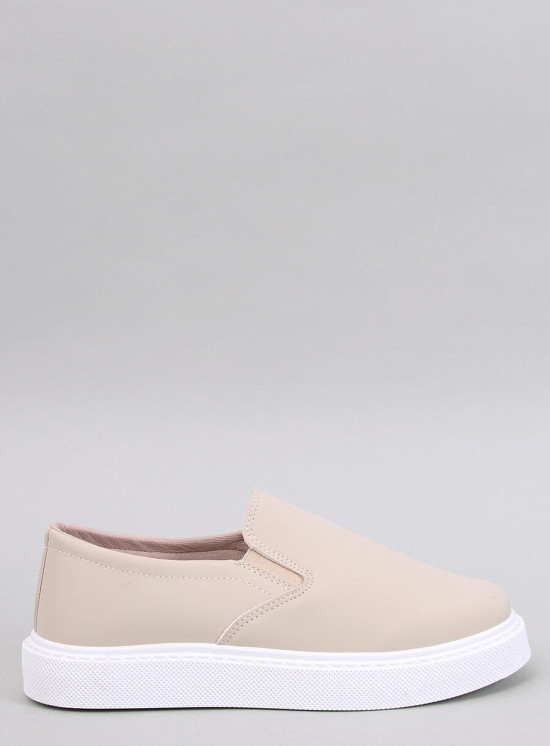 Slip-on dámské tenisky béžové
