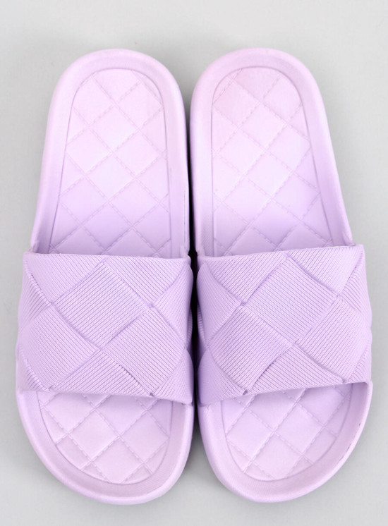 Lila gumové pantofle LOTTIE