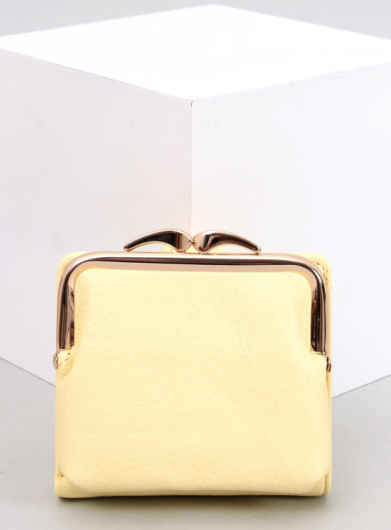 Žlutá malá dámská peněženka