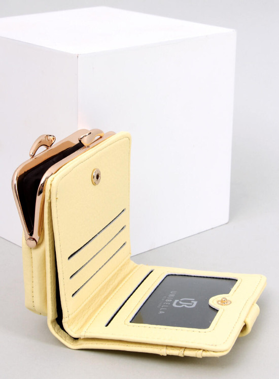 Žlutá malá dámská peněženka