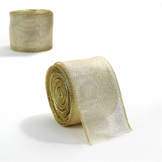 Zlatá stuha pro balení dárků