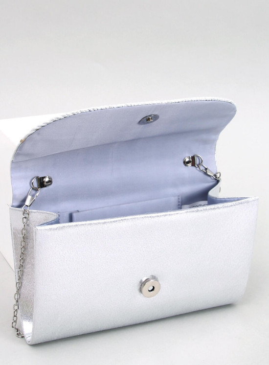 Společenská kabelka - stříbrná