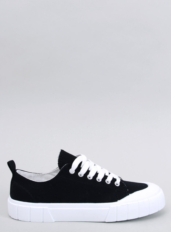 Černé plátěné dámské tenisky