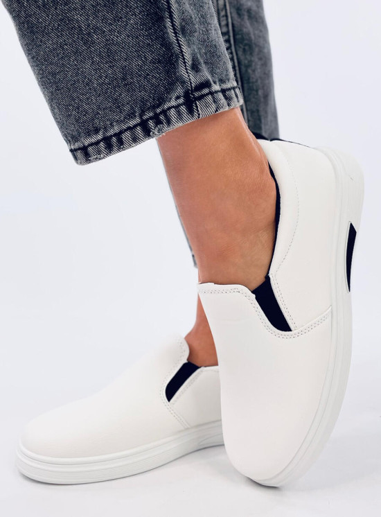 Slip-on tenisky bílá/černá