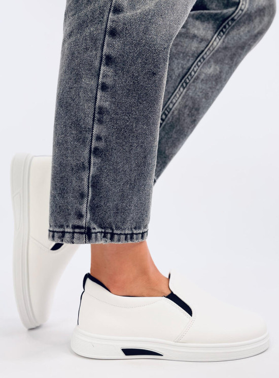 Slip-on tenisky bílá/černá
