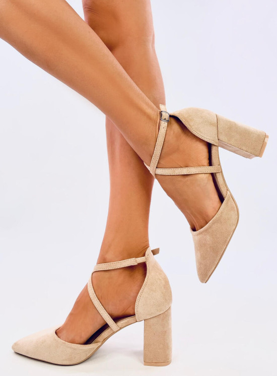 Béžové lodičky s mandlovou špičkou