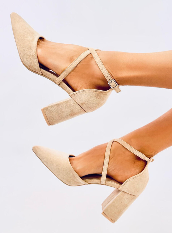 Béžové lodičky s mandlovou špičkou