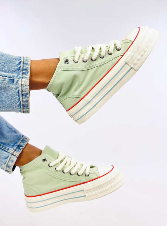 Vysoké tenisky RIA světle zelené