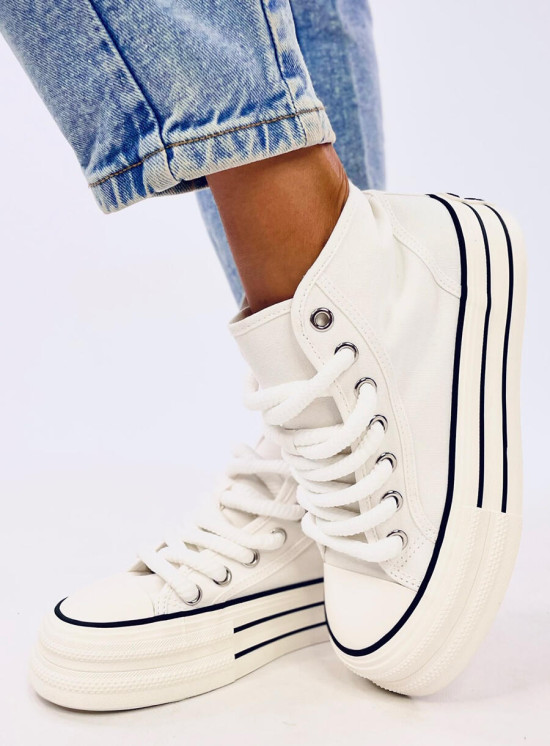 Vysoké tenisky RIA bílé