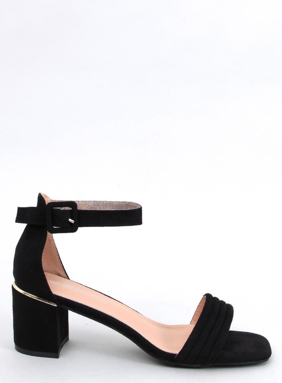 Nízké sandály z ekosemiše černé