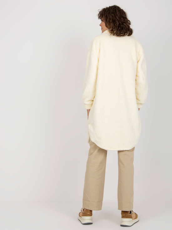 Ecru dlouhá košile