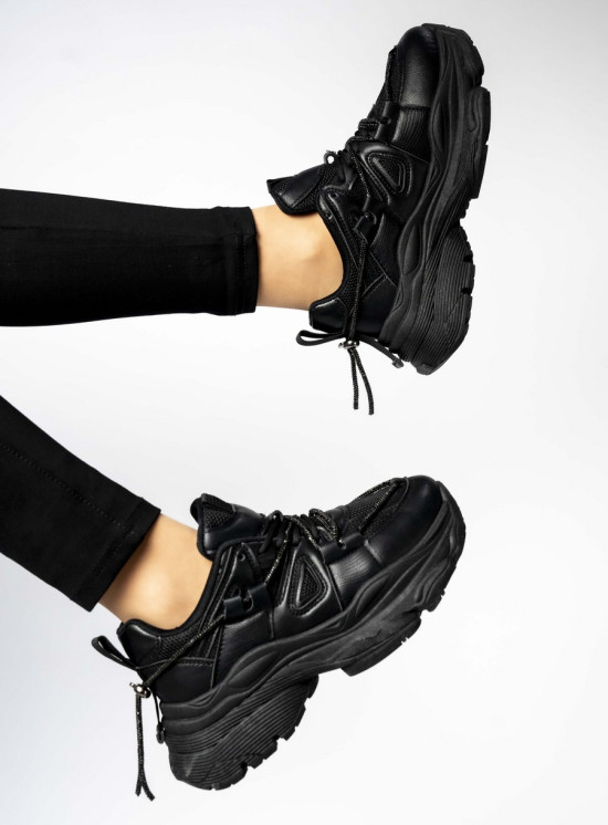 Dámské tenisky na platformě LUCA Černé