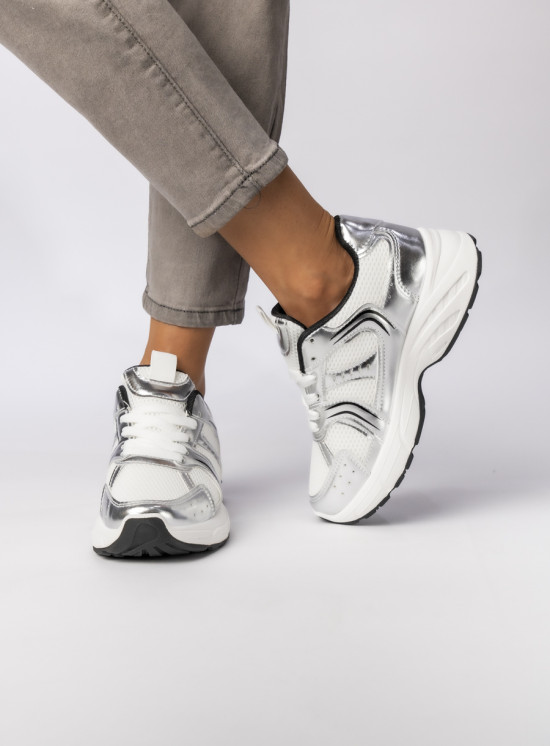 Dámské tenisky MOON bílá/stříbrná