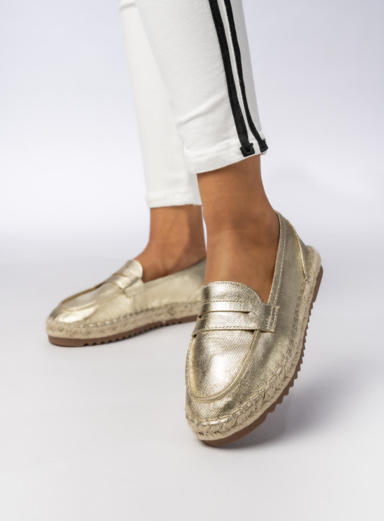 Dámské mokasíny TESSA zlaté