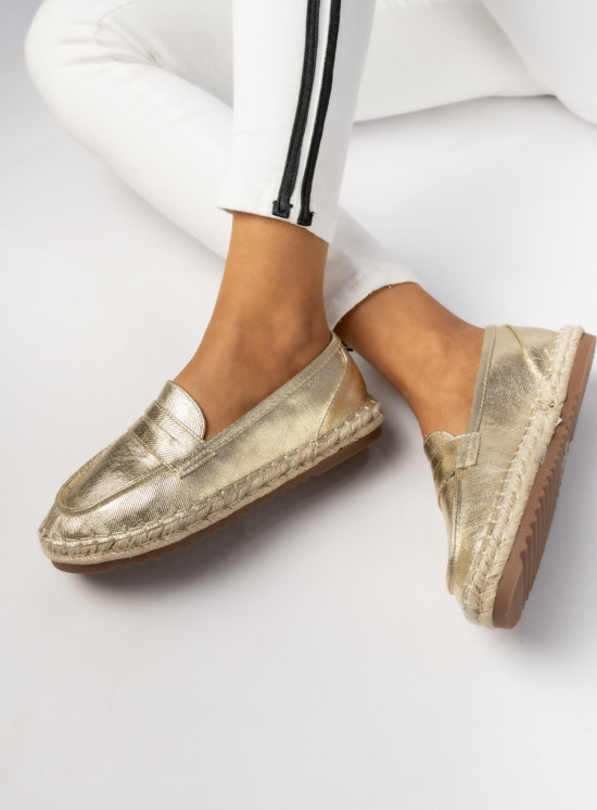 Dámské mokasíny TESSA zlaté