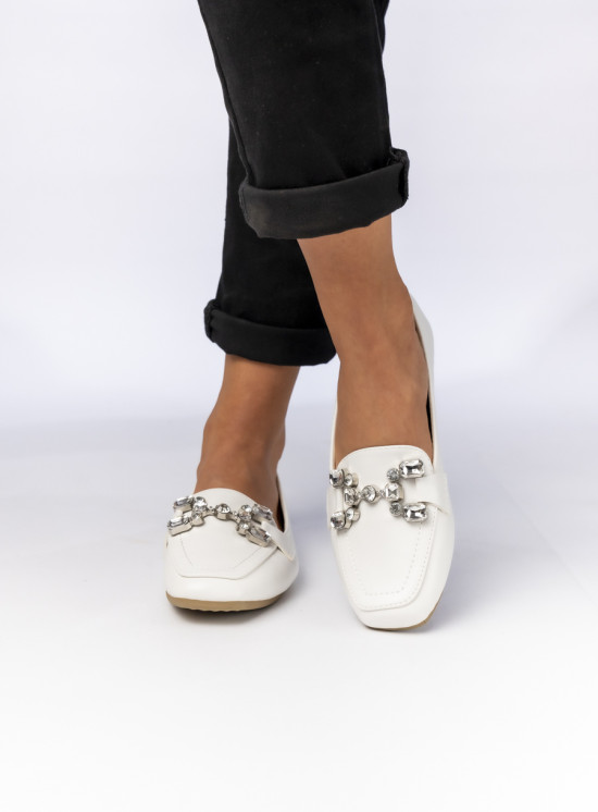 Dámské mokasíny EMMA bílé
