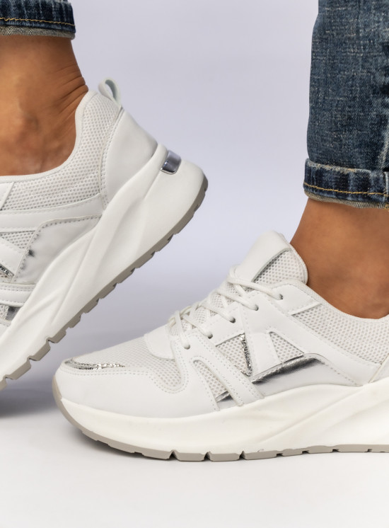 Dámské sportovní tenisky bílá/stříbrná